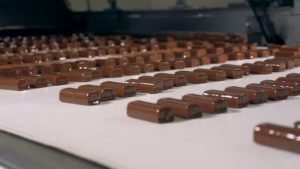 PU branco para fabrica de chocolate